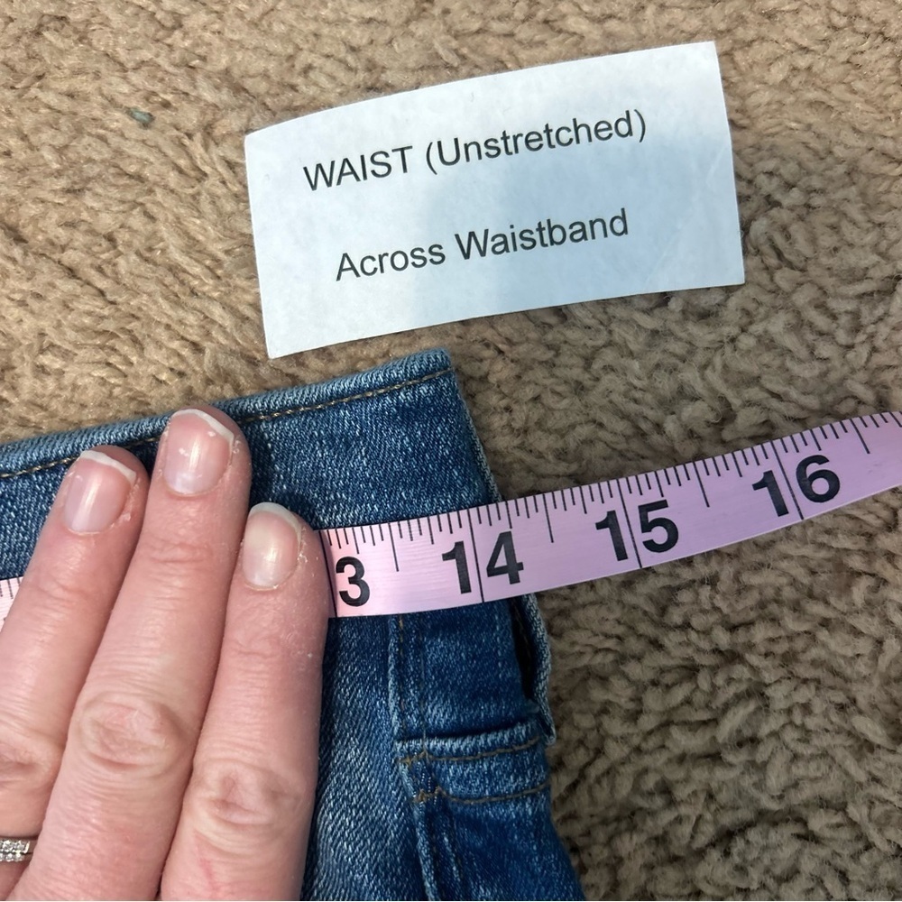 Madewell | 9” High Rise Skinny Crop Jeans Raw Hem Women’s Size 27 - Picture 15 of 17